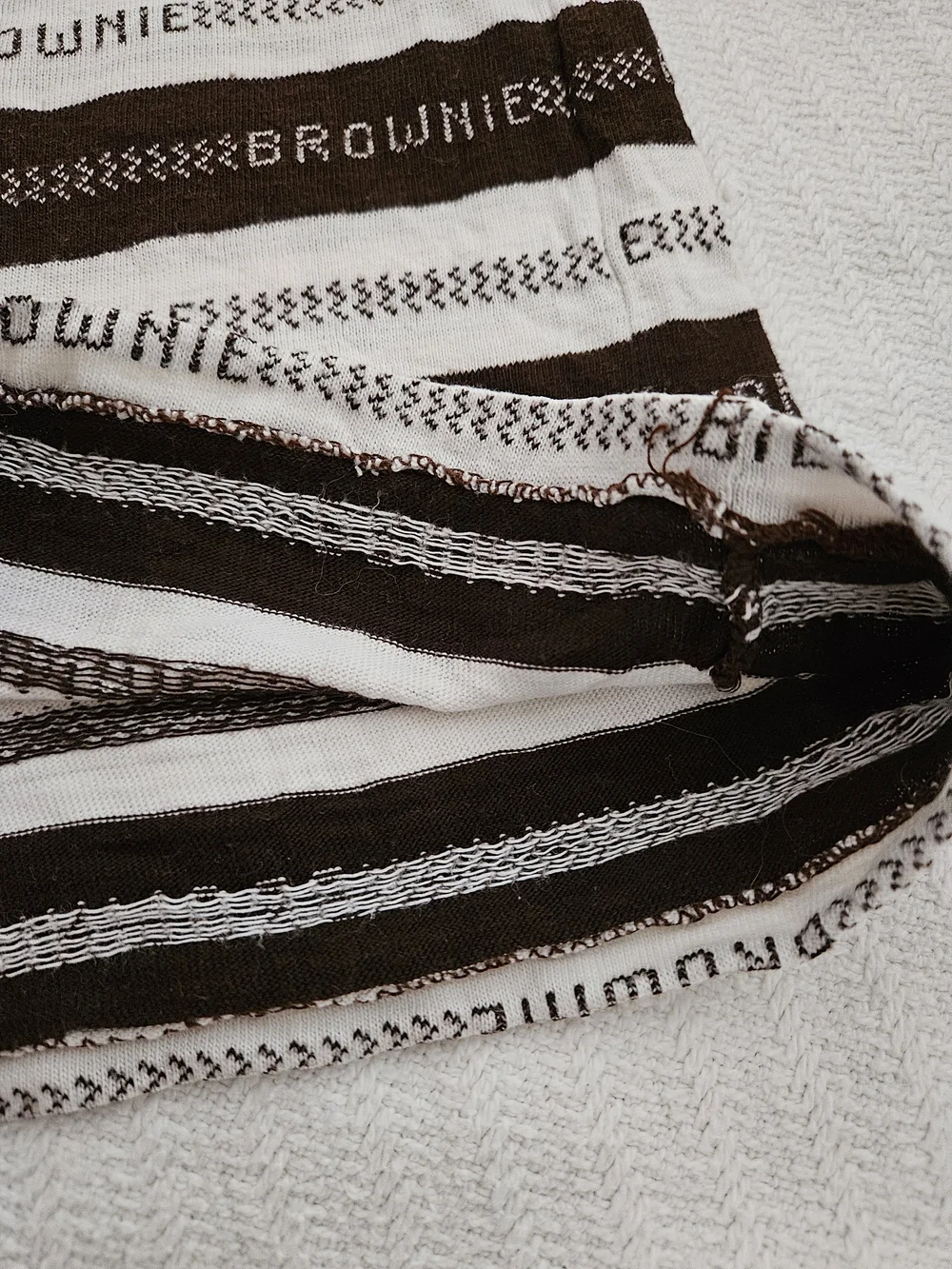 Vintage Girl Scouts Brownie Striped Kids Tee